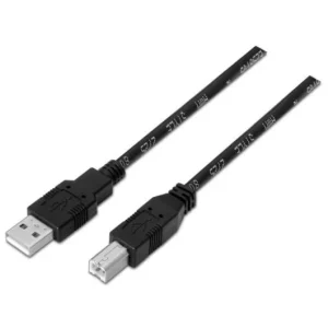 Aisens A101-0007 Cable USB 2.0 para Impresora USB-A a USB-B 3m Negro