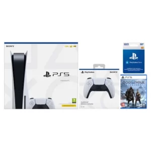 Sony PlayStation 5 Chasis C + 2 DualSense + God of War Ragnarök + PSN 50€