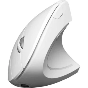 Subblim Glide Vertical Ergo Dual Ratón Vertical Ergonómico Inalámbrico para Diestros 1600 DPI Blanco